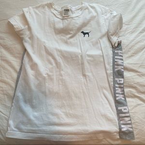 cute white PINK shirt !!